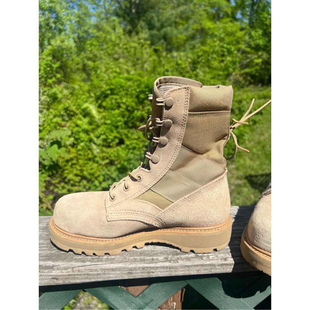 UFCW 8430 Womens Military Army Desert Combat Boots Steel Toe Vibram Sole Sz 5 XW - Picture 5 of 8